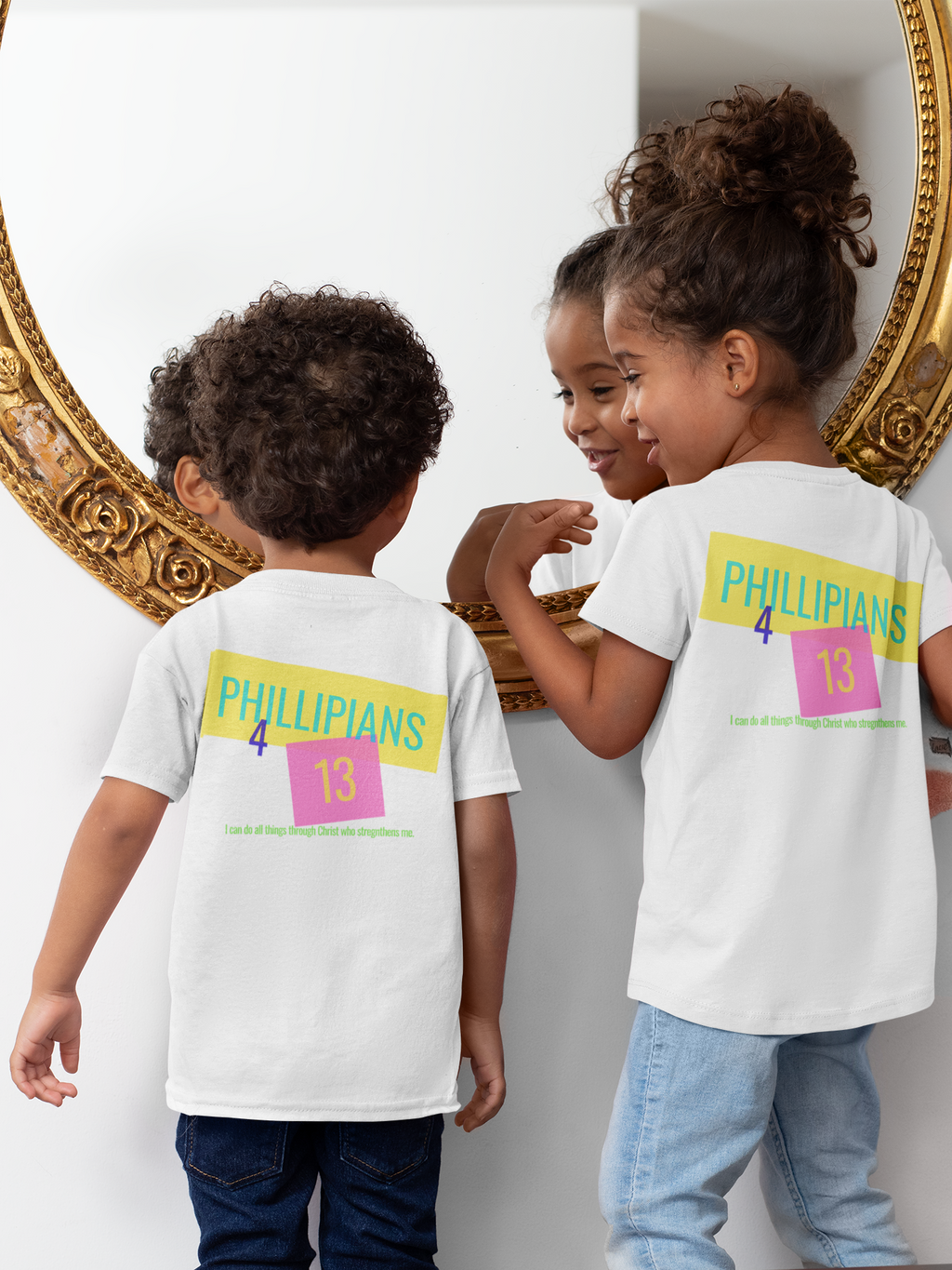 Because God Said I Can Kids Unisex T-Shirt